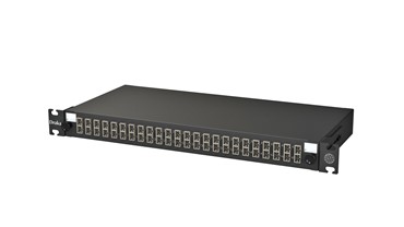 1U/19" Sliding Fibre Optic Patch Panel - SC OM3